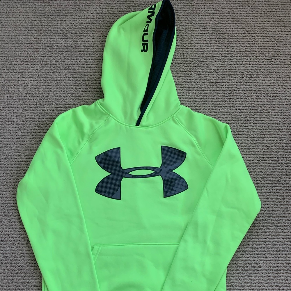 Neon Yellow Under Armour Hoodie